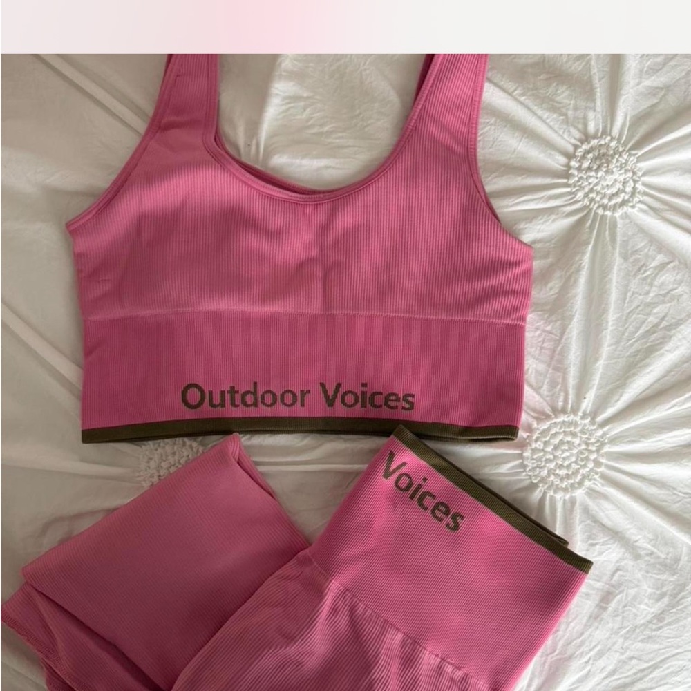Outdoor Voices Pink Set